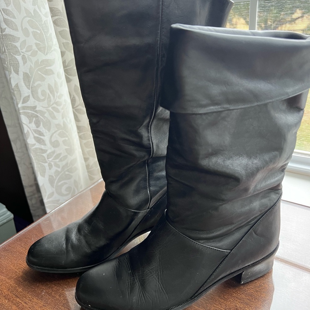 Black Leather Boots